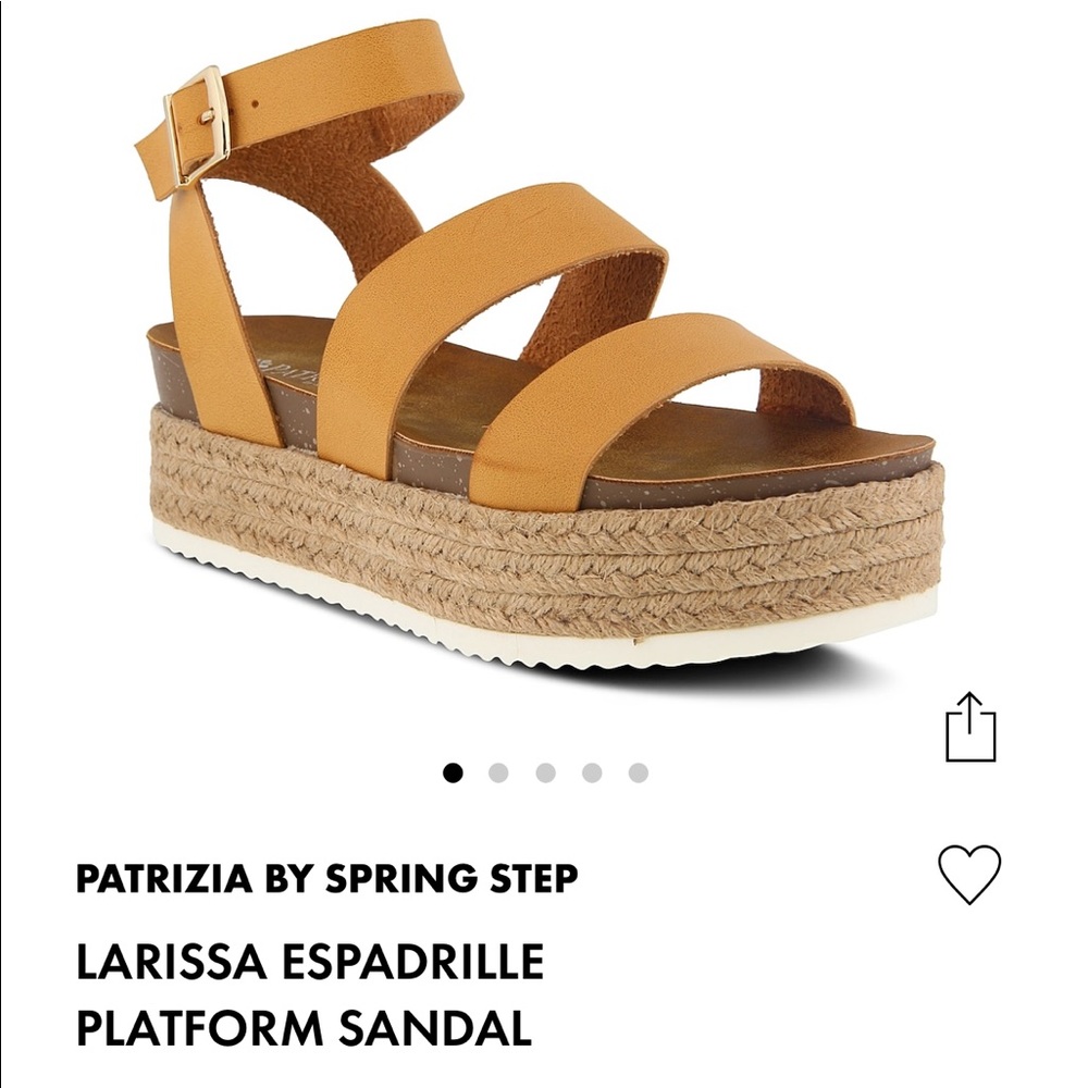 Espadrille platform sandal